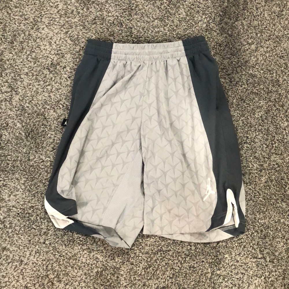Kids medium gray Jordan shorts